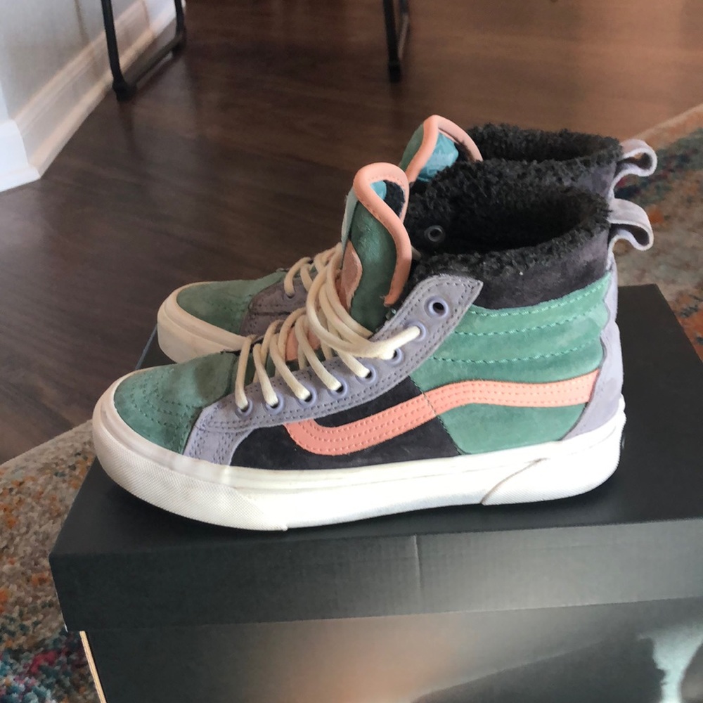 Vans colorful distressed